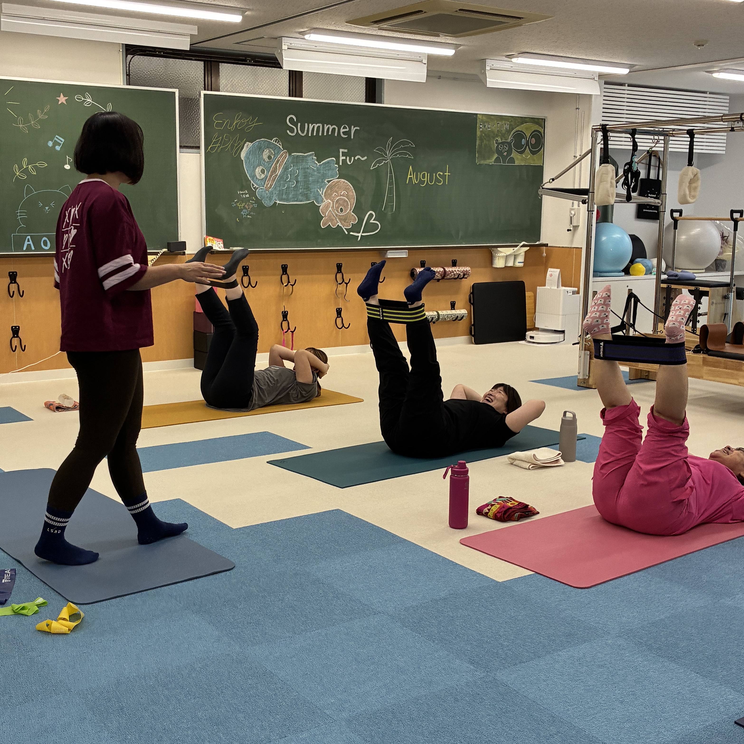 ピラティス初心者さんにも安心｜鹿児島市谷山ならMOMOQ 鹿児島
